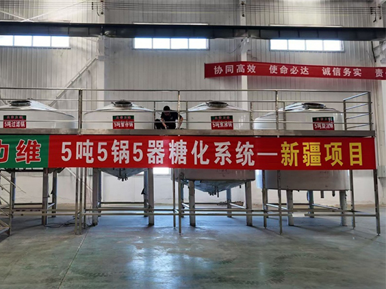 溧阳精酿啤酒设备厂—5吨精酿啤酒设备—新疆项目